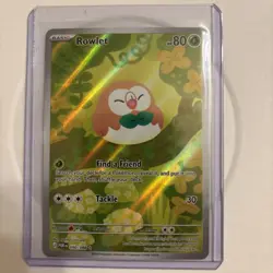 Rowlet Illustration Rare Full Art Near Mint Perfect Order 090/088.NM - Image 1