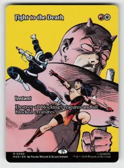 Fight to the Death (Borderless) 90 Mythic Marvel Universe Eternal-Legal NM - Image 1