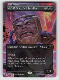 Foil M.O.D.O.K., Evil Intellect (Borderless) 509 Commander: Marvel Super Heroes - Image 1