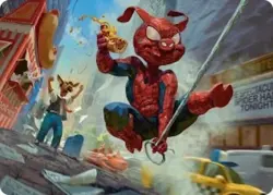 1 x Spider-Ham, Peter Porker Art Card - Art Series: Marvel's Spider-Man - NM-Min - Image 1