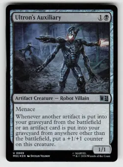 Foil Ultron's Auxiliary 669 Uncommon Commander: Marvel Super Heroes Near Mint - Image 1