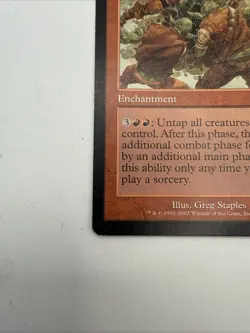 Aggravated Assault MTG Onslaught Rare MP Magic: The Gathering 2 - Image 3