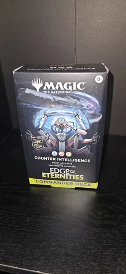 MTG MAGIC THE GATHERING EDGE OF ETERNITIES COUNTER INTELLIGENCE COMMANDER DECK - Image 1
