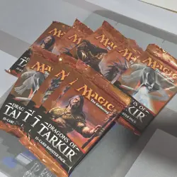 Dragons of Tarkir MTG Booster Pack x 9 Sealed Condition - 15 cards each Magic - Image 1