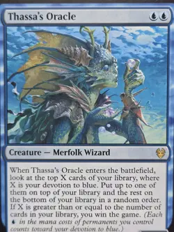 Thassa’s Oracle THB 073/254 Rare Near Mint Commander Pioneer Combo Staple MTG - Image 1
