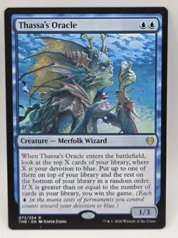 Thassa’s Oracle THB 073/254 Rare Near Mint Commander Pioneer Combo Staple MTG - Image 2
