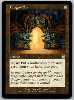 Dragon Arch 135 Uncommon Apocalypse Magic: The Gathering Lightly Played - Image 1