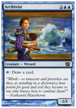 MTG - Archivist - 8th Edition - NM, English Magic FLAT RATE SHIP - Image 1