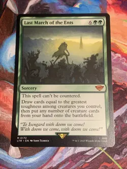 MTG the Lord of the Rings - Last March of the Ents - Mythic Rare Mint - Image 1