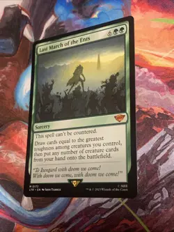 MTG the Lord of the Rings - Last March of the Ents - Mythic Rare Mint - Image 2