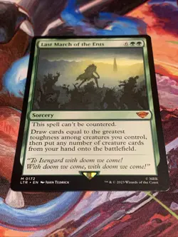 MTG the Lord of the Rings - Last March of the Ents - Mythic Rare Mint - Image 4