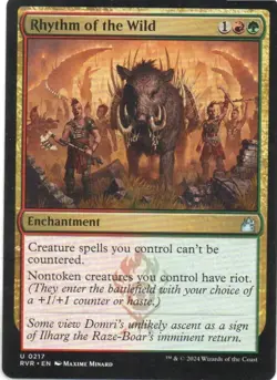 MTG: Ravnica Remastered: Rhythm of the Wild: Lightly Played Condition - Image 1