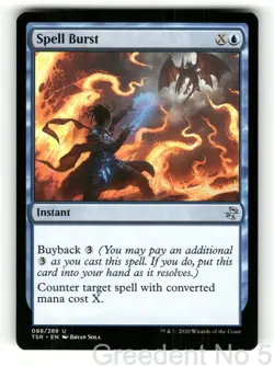Spell Burst 88 Uncommon Time Spiral: Remastered Magic: The Gathering Near Mint - Image 1