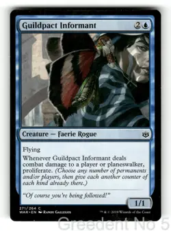 Guildpact Informant 271 Common War of the Spark Magic: The Gathering LP - Image 1