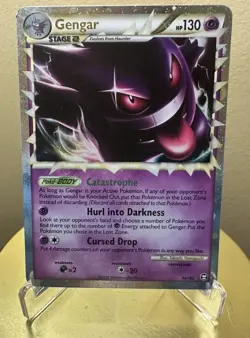 Pokemon Gengar Prime Holo HGSS Triumphant Rare 94/102 Ultra Rare - Image 1