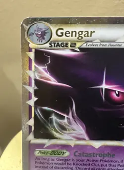 Pokemon Gengar Prime Holo HGSS Triumphant Rare 94/102 Ultra Rare - Image 2