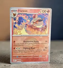 Pokemon Flareon #013/131 Poke Ball: Prismatic Evolutions (Read Description) 🔥 - Image 1