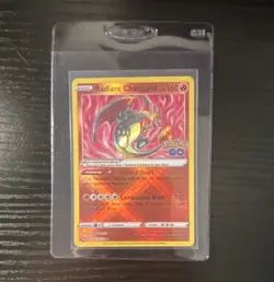Radiant Charizard 011/078 Pokemon GO Radiant Rare Holo English 2022 160 HP - Image 1