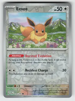 Reverse Holo Eevee 143/191 Common Surging Sparks Near Mint - Image 1