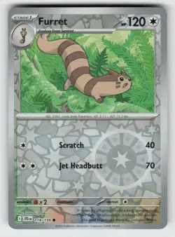 Reverse Holo Furret 119/159 Common Journey Together Near Mint - Image 1