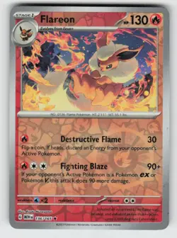Reverse Holo Flareon 136/165 Rare 151 Near Mint - Image 1