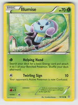 Illumise 18/160 Common Primal Clash Near Mint - Image 1