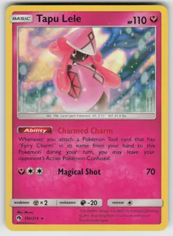 Holo Tapu Lele 150/214 Rare Lost Thunder Near Mint - Image 1