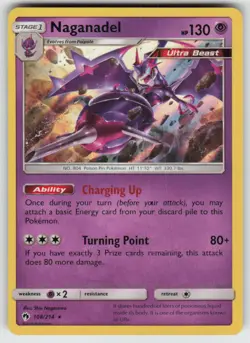 Holo Naganadel 108/214 Rare Lost Thunder Near Mint - Image 1