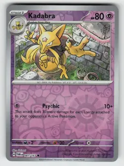 Reverse Holo Kadabra 081/167 Common Twilight Masquerade Near Mint - Image 1