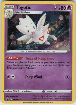 Holo Togetic SWSH276 Promo Sword & Shield Promo Near Mint - Image 1