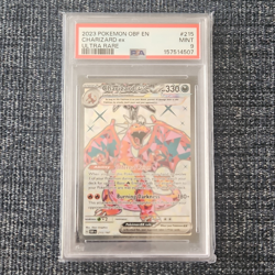 Pokemon SV03: Obsidian Flames Charizard ex 215/197 Ultra Rare Holo PSA 9 - Image 1