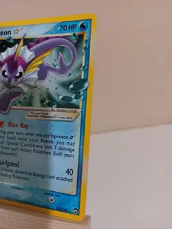 Vaporeon Gold Star Holo Pokemon EX Power Keepers 102/108 - Image 3