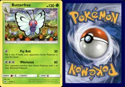 Pokemon TCG Butterfree Sun & Moon Base Set 3/149 Regular Rare Near Mint - Image 1