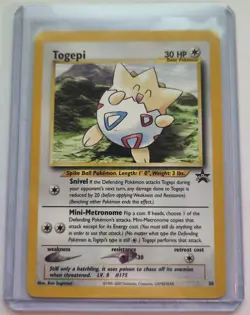 Pokemon Card - Togepi - Black Star Promo #30 WotC - Mint - Image 1