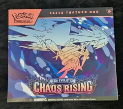 Pokemon Chaos Rising Elite Trainer Box Factory Sealed ETB - Image 1