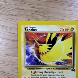 Zapdos 23 Promo Wizards Black Star Promos Pokemon CORRECTED Naoyo Kimura - Image 2