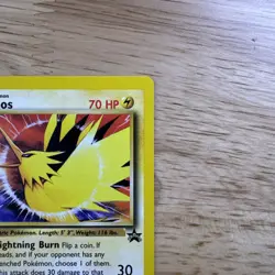 Zapdos 23 Promo Wizards Black Star Promos Pokemon CORRECTED Naoyo Kimura - Image 3