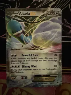 Pokemon - Altaria EX 83/124 Holo Rare Fates Collide LP - Image 1
