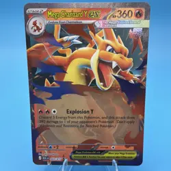 Mega Charizard Y ex 022/217 Double Rare Ascended Heroes Pokemon NM - Image 1