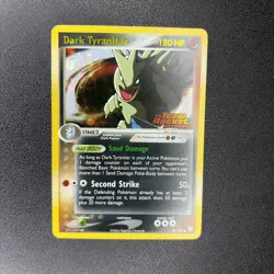 2004 Pokemon Dark Tyranitar 20/109 Team Rocket Returns Stamped Reverse Holo SP - Image 2