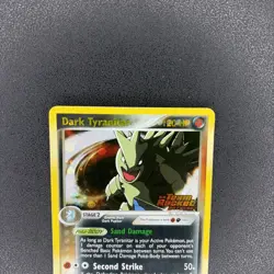 2004 Pokemon Dark Tyranitar 20/109 Team Rocket Returns Stamped Reverse Holo SP - Image 3