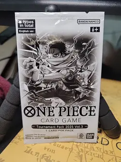 ONE PIECE Card Game Tournament Pack 2025 Vol. 3 Sealed English - Image 1