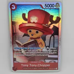 Tony Tony.Chopper OP08-007 SR ONE PIECE Tcg Card Game NM RED - Image 1