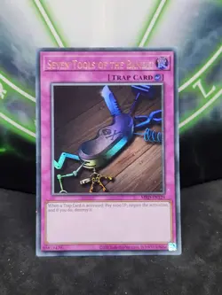 Yugioh Seven Tools of the Bandit MRD-EN129 Ultra Rare 25th Anniversary NM - Image 1