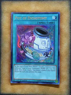Yugioh Pot of Dichotomy MP14-EN172 Secret Rare 1st Ed NM - Image 1