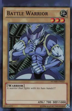 Battle Warrior NUMH-EN025 Super Rare Number Hunters Yu-Gi-Oh Unlimited Near Mint - Image 1