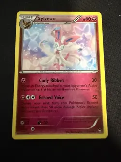 Sylveon - 72/111 - XY Furious Fists Non Holo Rare Pokemon Card - NM - Image 1
