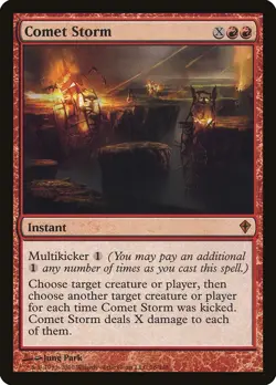 1x Comet Storm WWK #076 MTG magic English NM/Unplay Mythic MR card - Image 1