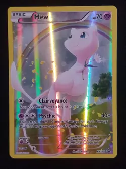 Mew XY110 Full Art Mythical Pokemon Collection Card Promo NM - Image 1