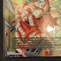 Dragon Ball Card English Son Goku Energy Marker Fusion World Sealed Card - Image 5